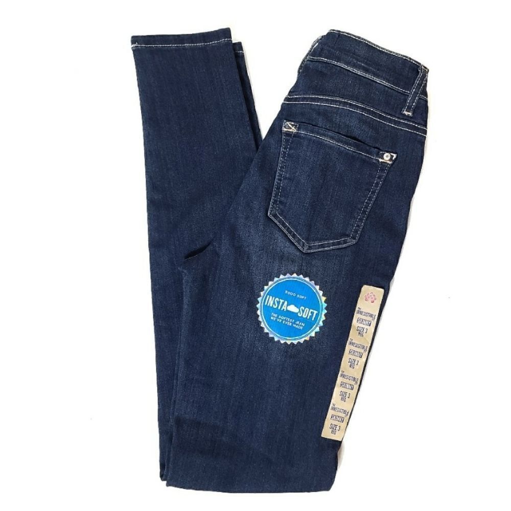 Wildflower Sapphire Dark Straight Leg Jeans size 3